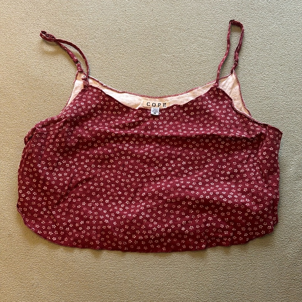 Girls cropped tank top